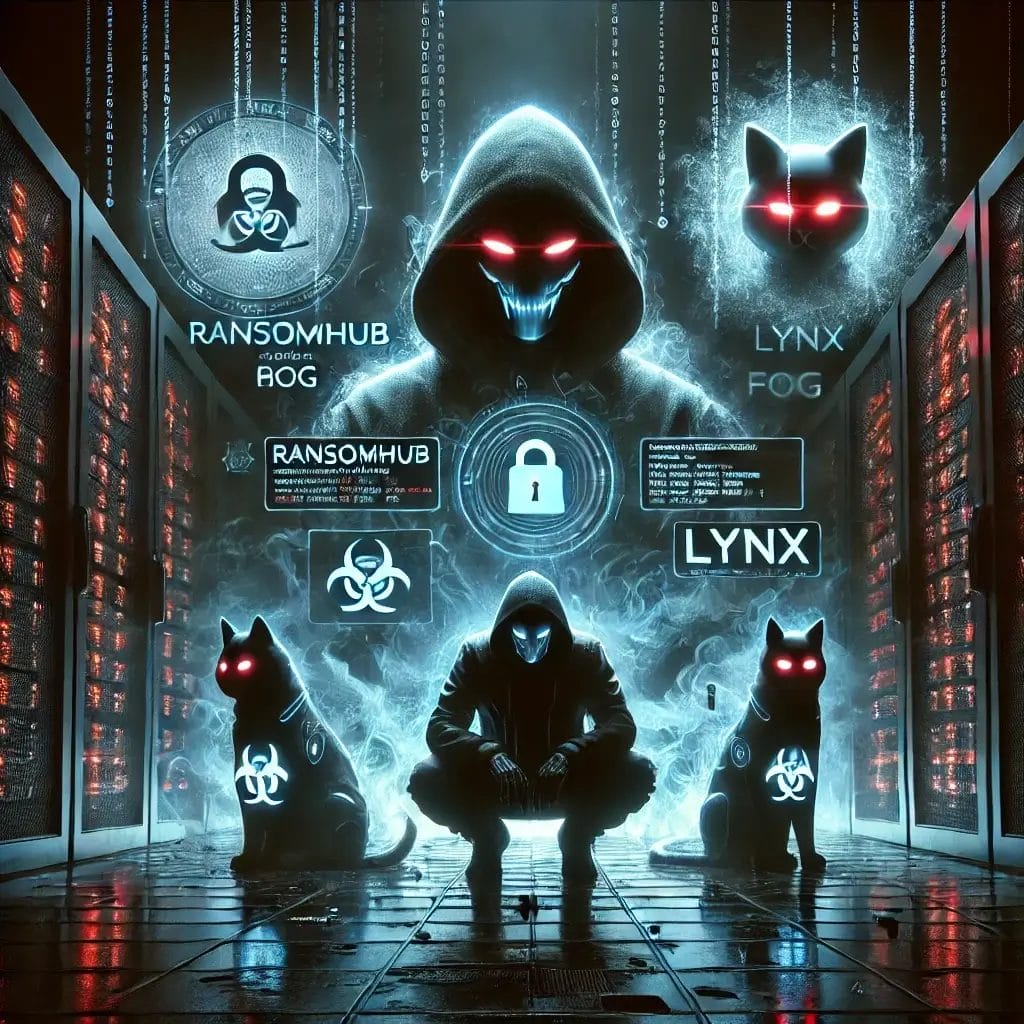 Explosion des Attaques de Rançongiciels 2 RansomHub Fog Lynx