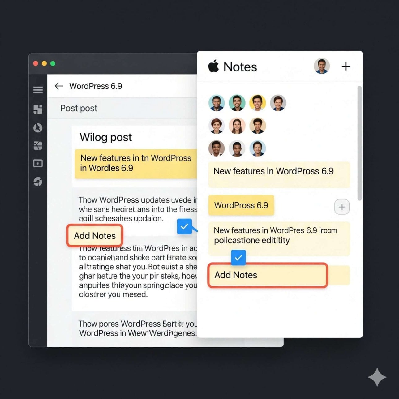 WordPress 6.9 : Il est temps de quitter Elementor (et voici pourquoi) 2 La collaboration native dans wordpress