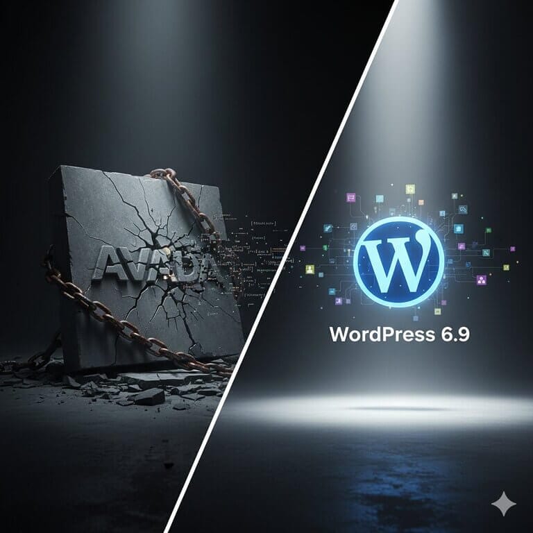 WordPress 6.9 vs Avada : Le "Fusion Builder" est-il obsolète ? (Analyse) 4 WordPress vs Avada